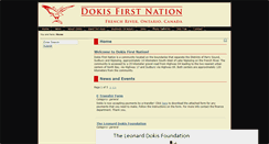 Desktop Screenshot of dokisfirstnation.com